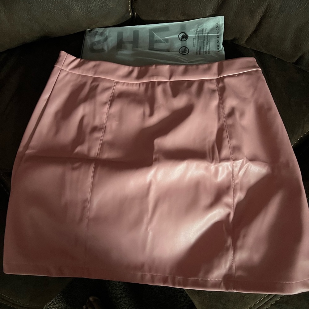 Womens plus size 20 new SHEIN faux leather skirt
